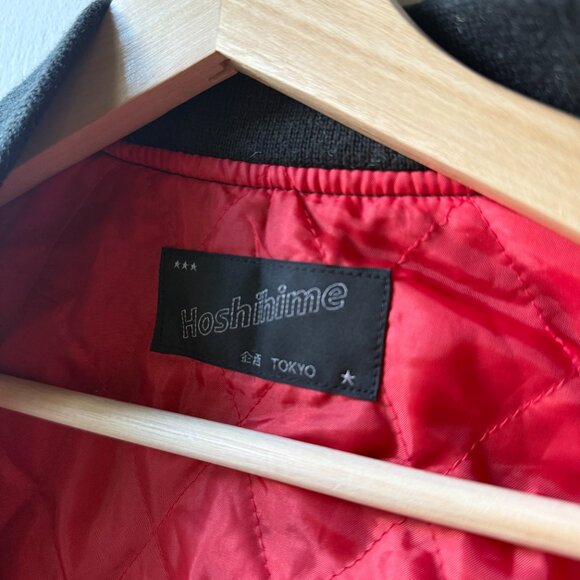 Vintage Japanese Satin Bomber Jacket, Black, Small - Picture 3 of 6